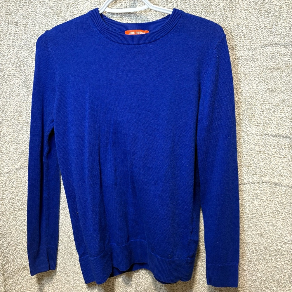 Blue Knit Sweater, Joe fresh